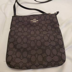 Coach Crossbody in Black Signature Jacquard